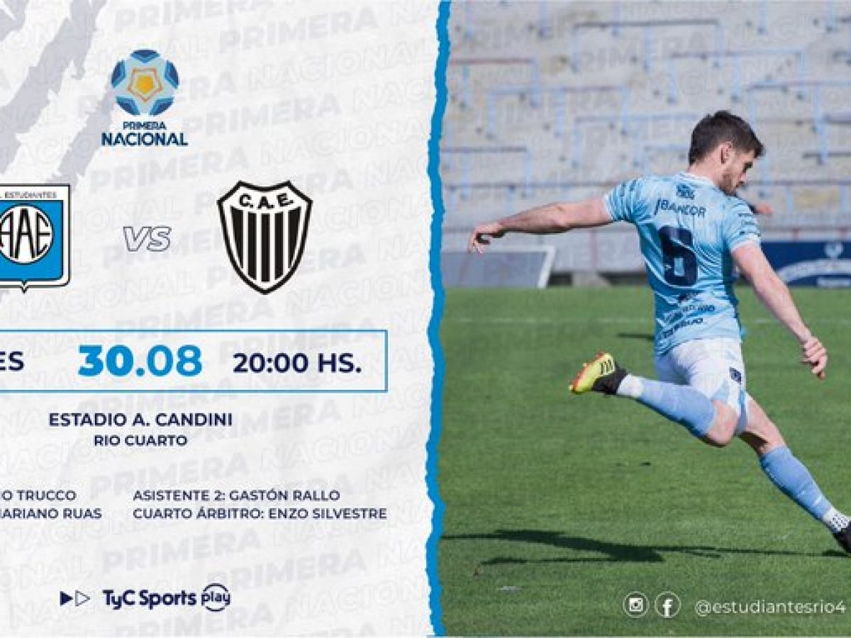 Ver En Vivo Estudiantes Rio Cuarto Vs Estudiantes Caseros Por La Fecha 23 De La Primera Nacional Argentina