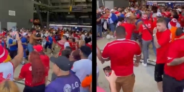 Hinchas del América de Cali protagonizaron batalla campal en Estados Unidos