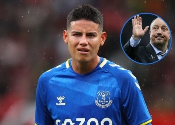 Rafa Benítez dejó los rodeos y se refirió a la salida de James del Everton
