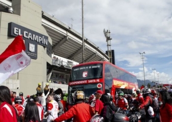 Las actividades que alista la hinchada de Santa Fe para el duelo ante América de Cali