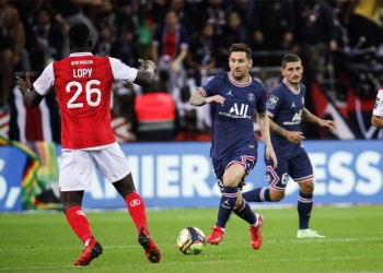 Lionel Messi debut PSG Ligue 1 Reims