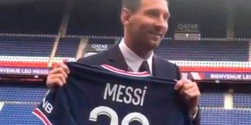 Las primeras imágenes de Messi en PSG y el porqué del número 30