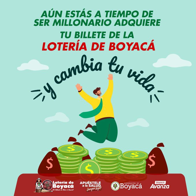 Foto tomada del Twitter oficial de la Lotería de Boyacá