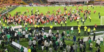 Santa Fe vs. Nacional: ¡La razón por la que se presentaron desmanes en el Campín!