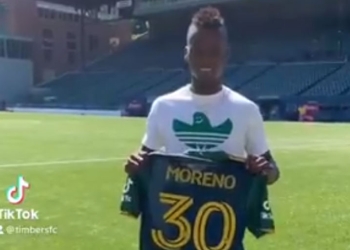 El video en TikTok con el que presentaron a Santiago Moreno en Portland Timbers