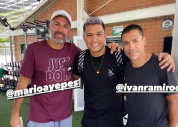 ¿Qué hace Teo Gutiérrez en la sede de Deportivo Cali?