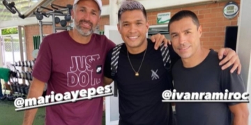 ¿Qué hace Teo Gutiérrez en la sede de Deportivo Cali?