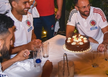 Así le celebraron el cumpleaños a David Ospina en la Selección Colombia