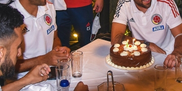 Así le celebraron el cumpleaños a David Ospina en la Selección Colombia