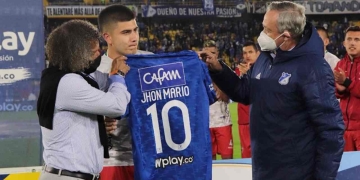 El emotivo homenaje para Jhon Mario Ramírez en El Campín
