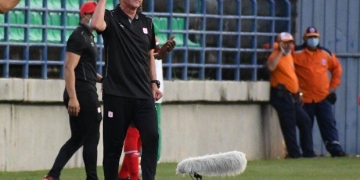 Juan Carlos Osorio y sus jugadores salieron escoltados del Pascual tras derrota ante Quindío