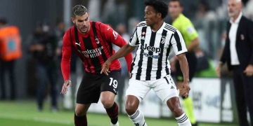 Juan Guillermo Cuadrado y 72 minutos en el empate ante AC Milán