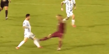La criminal patada a Lionel Messi enfrentando a Venezuela
