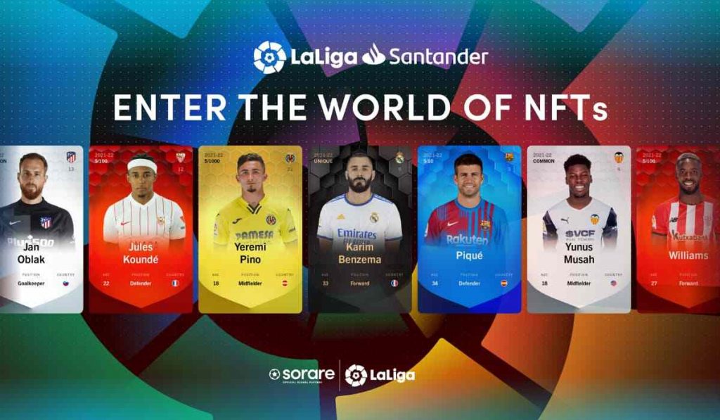 LaLiga llega al mundo de los NFT con un acuerdo con Sorare