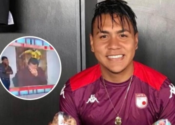 ¡Santa Fe contrató al hijo de Valenciano y así se emocionó al aire!