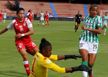 Santa Fe y la sorpresa a Atlético Nacional en la Liga BetPlay Femenina