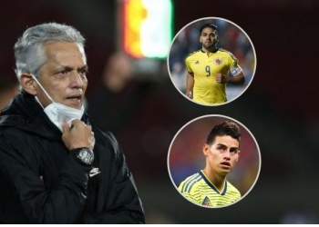 ¿Por qué James no y Falcao y Quintero sí?: Reinaldo Rueda explicó el "500%"