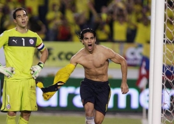 Los excelentes números de Falcao García enfrentando a Chile