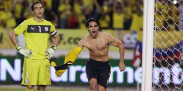 Los excelentes números de Falcao García enfrentando a Chile
