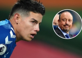 ¿Qué dijo Rafa Benítez sobre la salida de James del Everton?