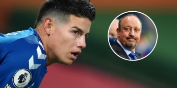 ¿Qué dijo Rafa Benítez sobre la salida de James del Everton?