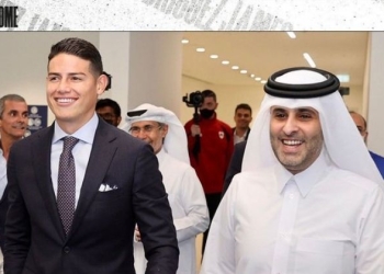 Así fue la presentación de James Rodríguez y las primeras palabras en Al Rayyan