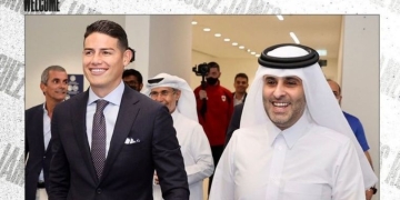 Así fue la presentación de James Rodríguez y las primeras palabras en Al Rayyan