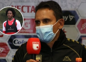 ¿Ante Envigado será el debut de Carlos Sánchez?, el DT Santa Fe respondió