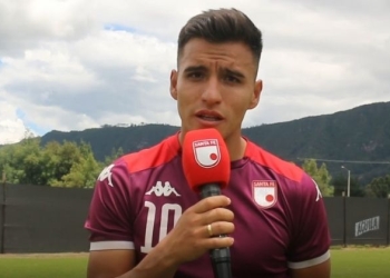 Jhon Velásquez y felicidad por volver al gol con Santa Fe