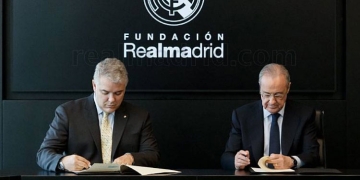 ¿Qué carta firmaron Florentino e Iván Duque en Real Madrid?
