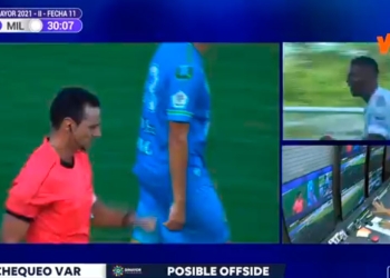 Duda despejada en el VAR y gol de Millonarios a Jaguares