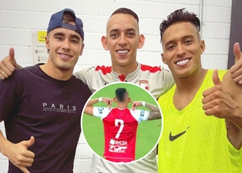 Néyder Moreno y sus mensajes tras el festejo en el Atanasio