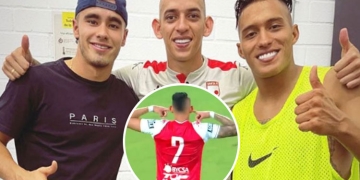 Néyder Moreno y sus mensajes tras el festejo en el Atanasio