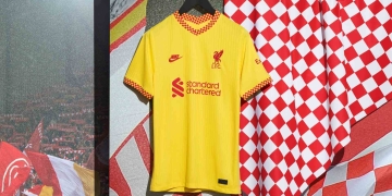Tercera camiseta Nike del Liverpool 2021/2022