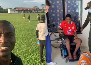 Adrián Ramos: su academia y la silla de ruedas que regaló a un hincha