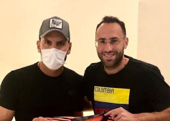 David Ospina le dejó un regalo a Sebastián Viera en Barranquilla: ¡Detallazo!