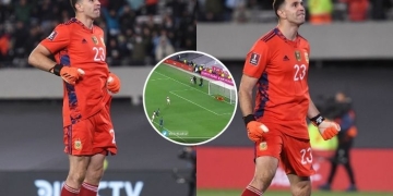 ¡Lo volvió a hacer 'Dibu' Martínez! Penal errado de Perú ante Argentina