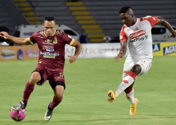 Independiente Santa Fe, Deportes Tolima, Liga BetPlay 2021-II, tabla de posiciones