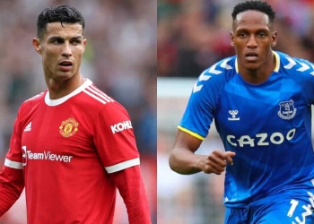 Yerry Mina y su primer duelo ante Cristiano Ronaldo