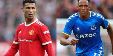 Yerry Mina y su primer duelo ante Cristiano Ronaldo