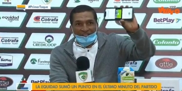 Alexis García, al mejor estilo Dudamel. ¡También protestó!