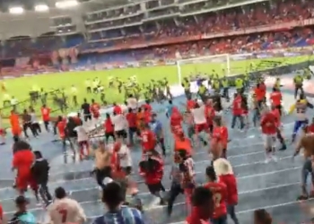 La invasión de hinchas de América de Cali desde diferentes ángulos