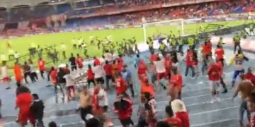 La invasión de hinchas de América de Cali desde diferentes ángulos