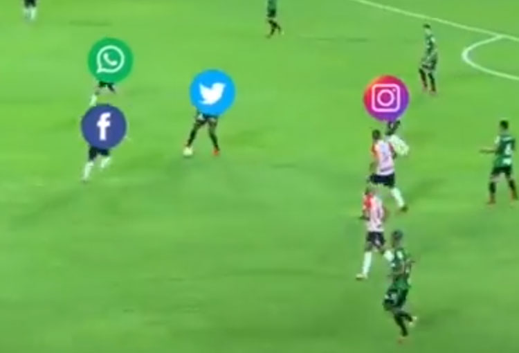 El meme de Atlético Nacional por la caída de Facebook, WhatsApp e Instagram