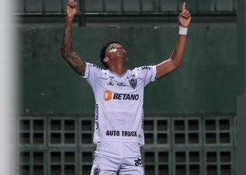 Dylan Borrero, el colombiano que marca con Atlético Mineiro, líder del Brasileirao