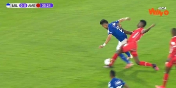 ¿Fue penalti contra Uribe? Novoa salvó al América de Cali