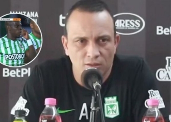 Alejandro Restrepo tras la derrota de Nacional y los errores de Perea: "Estoy tranquilo"