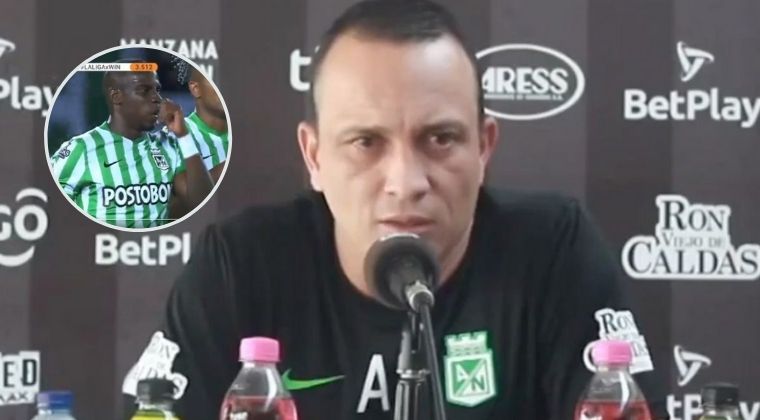 Alejandro Restrepo tras la derrota de Nacional y los errores de Perea: "Estoy tranquilo"