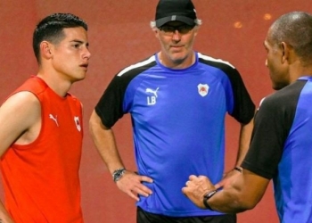 "James Rodríguez no está en la mejor forma" DT de Al Rayyan