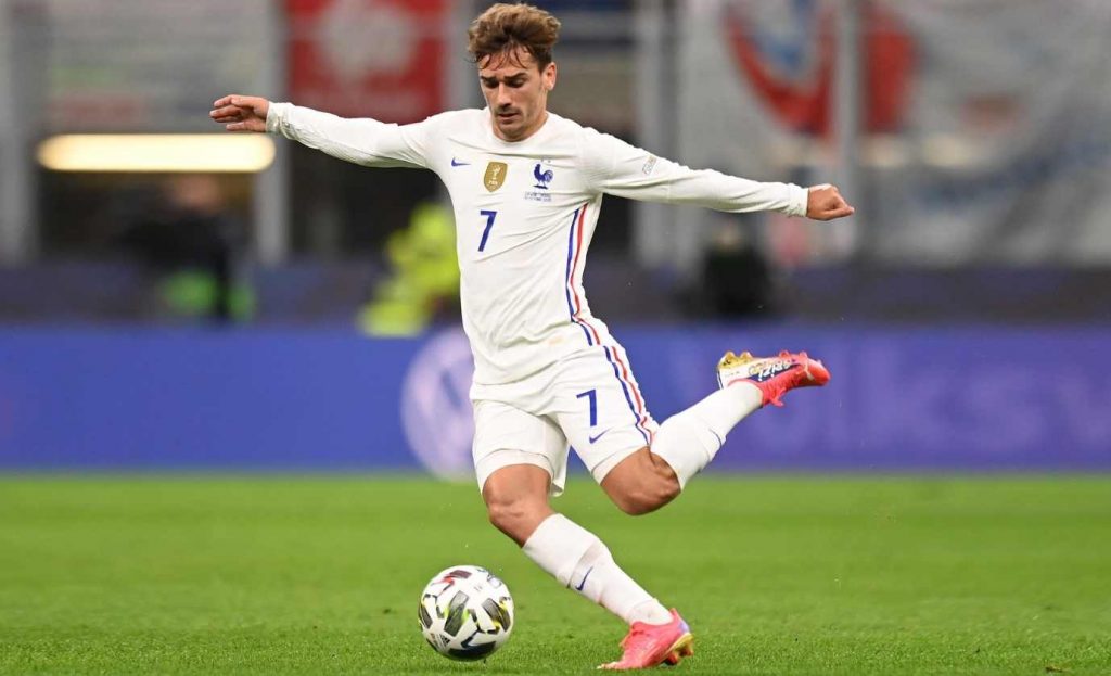 Los guayos que usó Griezmann en su partido 100 con Francia